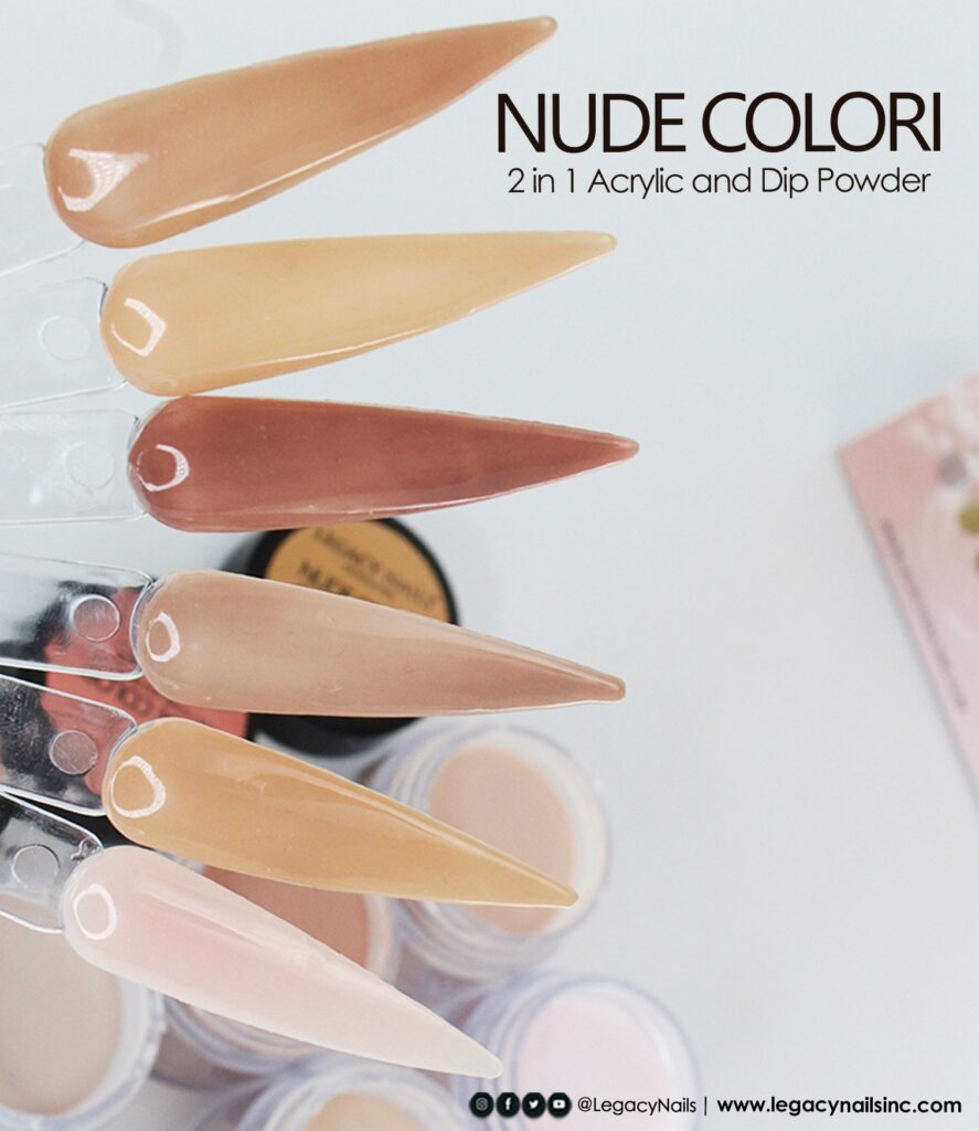 COLECCION DE ACRILICOS NUDE COLORI LEGACY NAILS - Imagen 2