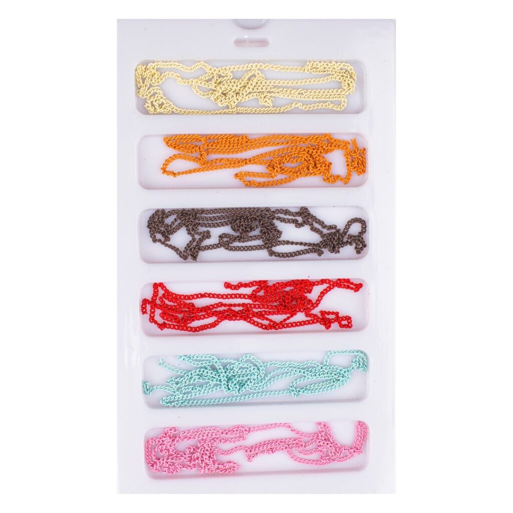 ADORNO PARA UÑAS CADENITAS DE COLORES3 - Imagen 4
