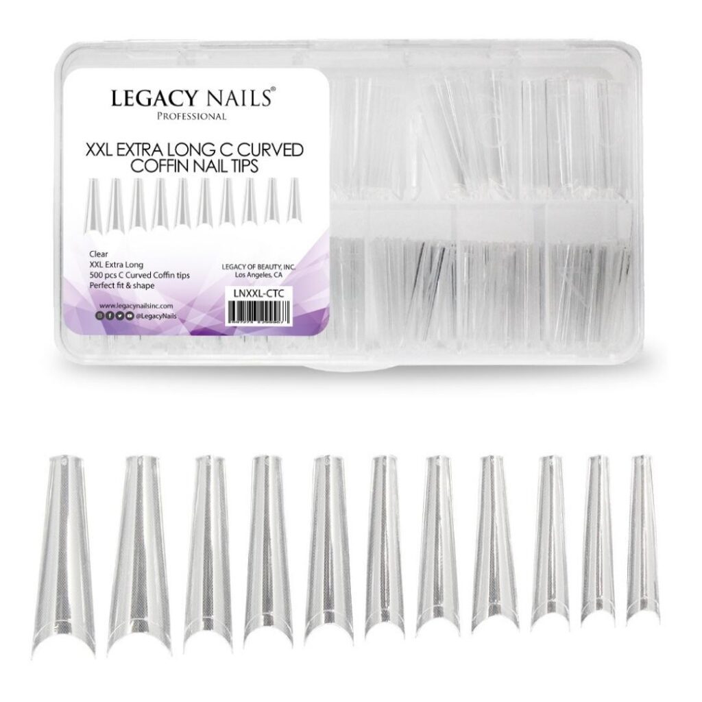 TIPS COFFIN XXL LEGACY NAILS  500UND