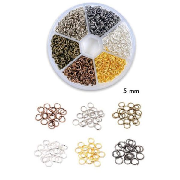 Piercing para uñas colgantes set