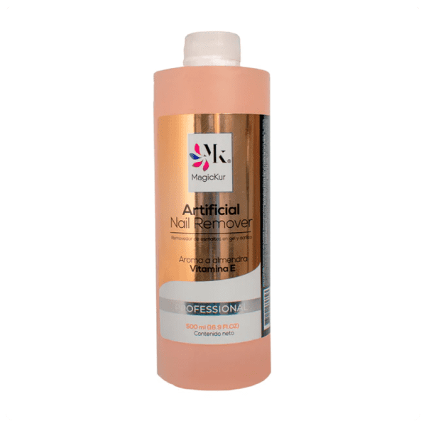 Removedor de Esmalte Permanente, acrílico, gel con aroma Almendra 500ml Magickur