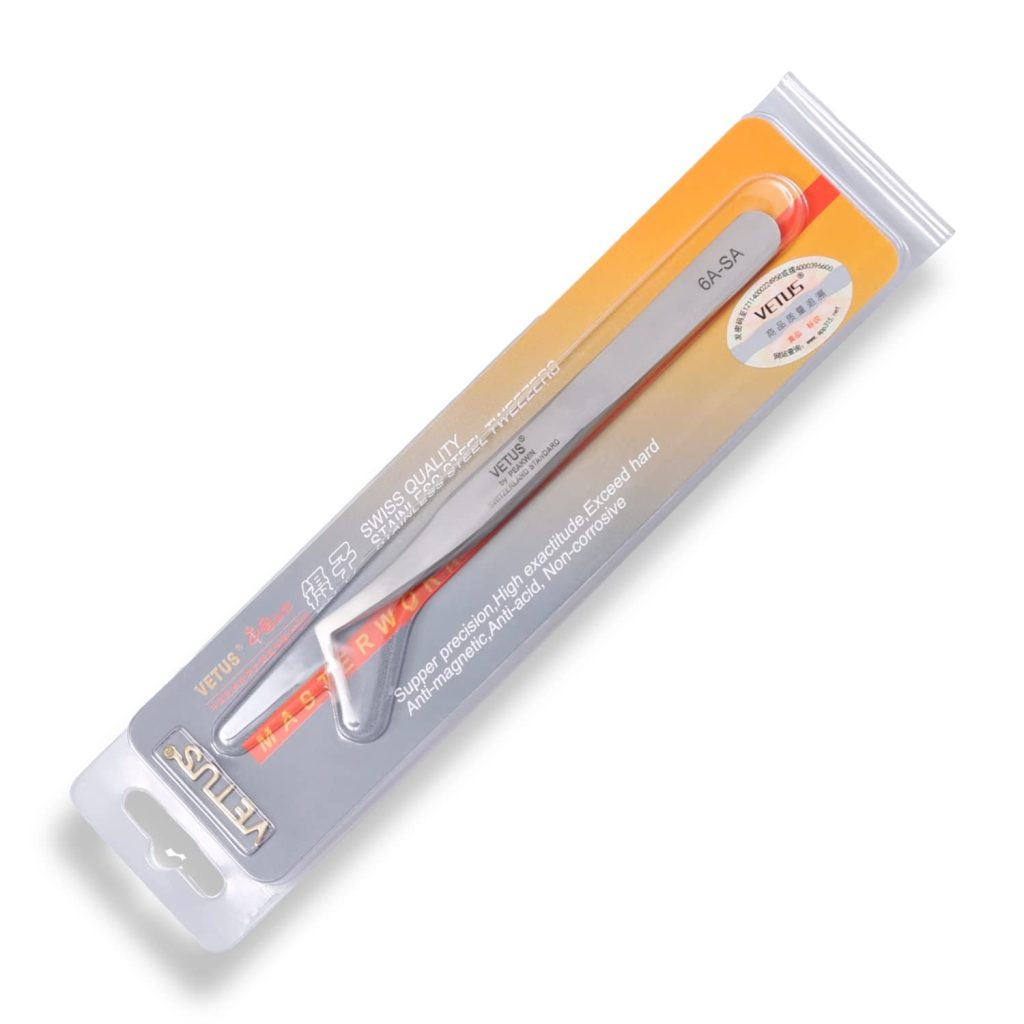 PINZA VETUS PARA EXTENSIONES DE PESTAÑAS - Imagen 2