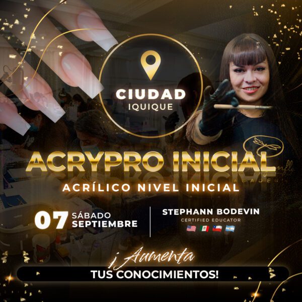 Curso Acrílico Inicial - AcryPro Nivel Inicial CURSO PRESENCIAL IQUIQUE